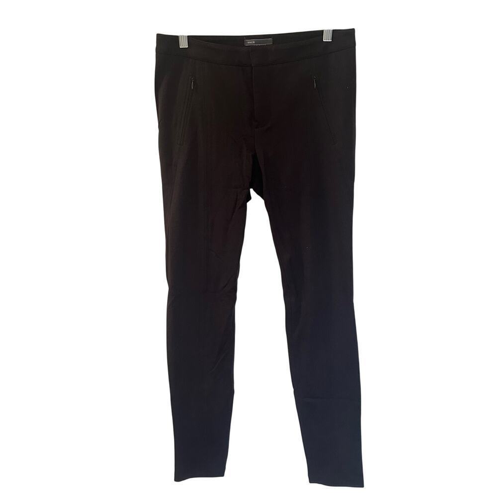 Vince Dark Brown Ponte Pants sz 8